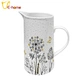 8" Floral Bone China Plate
